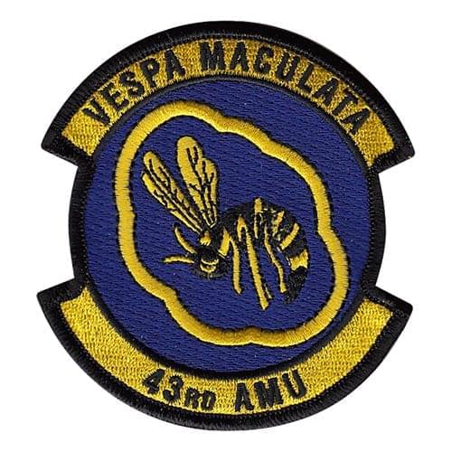 43 AMU Tyndall AFB, FL U.S. Air Force Custom Patches