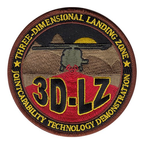 3D-LZ Eglin AFB, FL U.S. Air Force Custom Patches