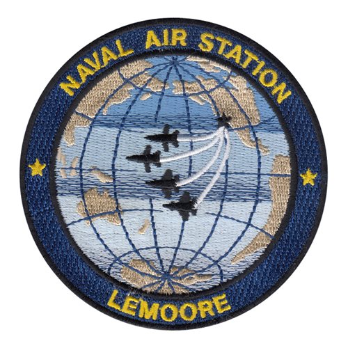 NAS Lemoore U.S. Navy Custom Patches