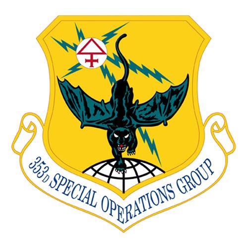 353 SOG Kadena AB, Japan U.S. Air Force Custom Patches