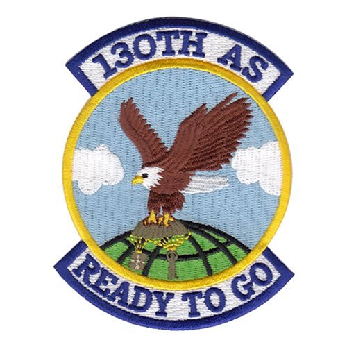 130 AS ANG West Virginia Air National Guard U.S. Air Force Custom Patches