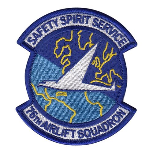 76 AS Ramstein AB U.S. Air Force Custom Patches