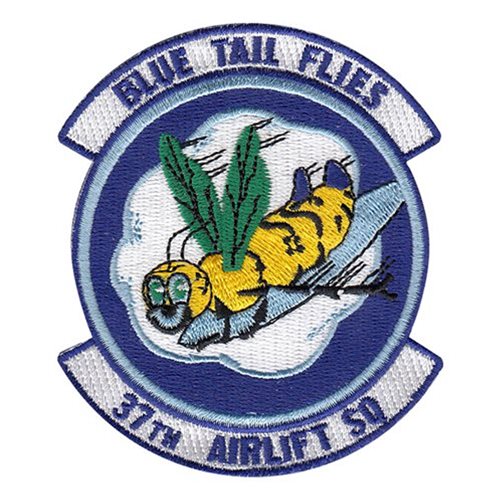 37 AS Ramstein AB U.S. Air Force Custom Patches