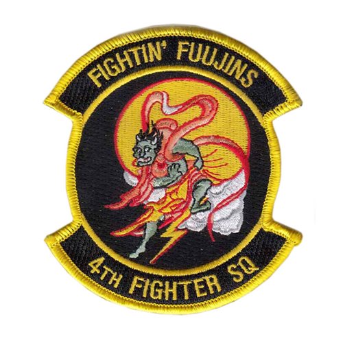 4 FS Hill AFB U.S. Air Force Custom Patches