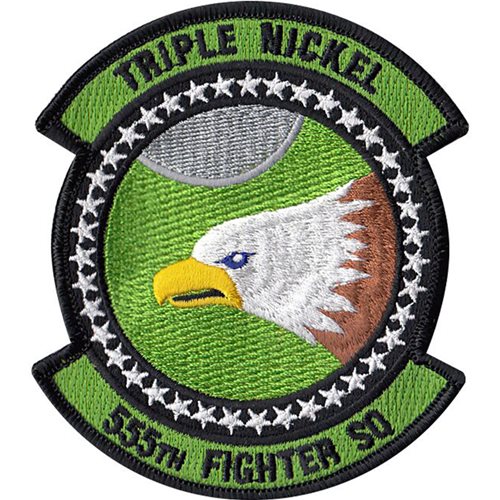 555 FS Aviano AB U.S. Air Force Custom Patches