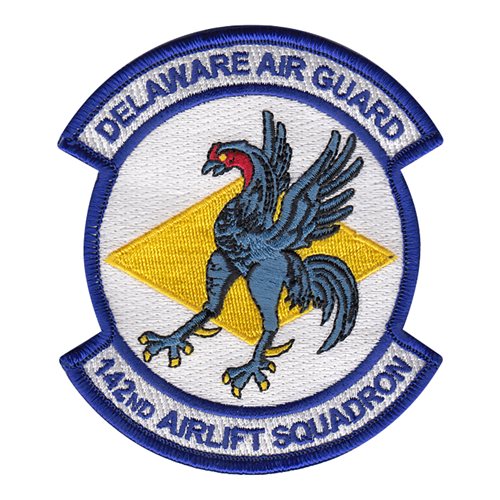 142 AS ANG Delaware Air National Guard U.S. Air Force Custom Patches