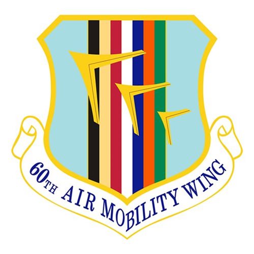 60 AMW Travis AFB U.S. Air Force Custom Patches