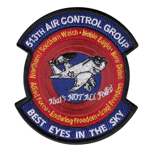 513 ACG Tinker AFB, OK U.S. Air Force Custom Patches