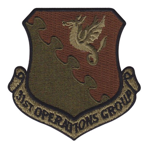 31 OG Aviano AB U.S. Air Force Custom Patches