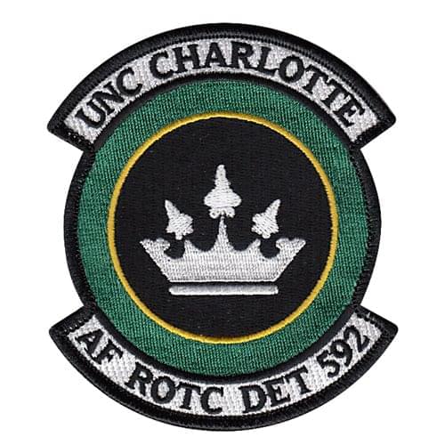 AFROTC Det 592 University of North Carolina Charlotte Air Force ROTC ROTC and College Patches Custom Patches