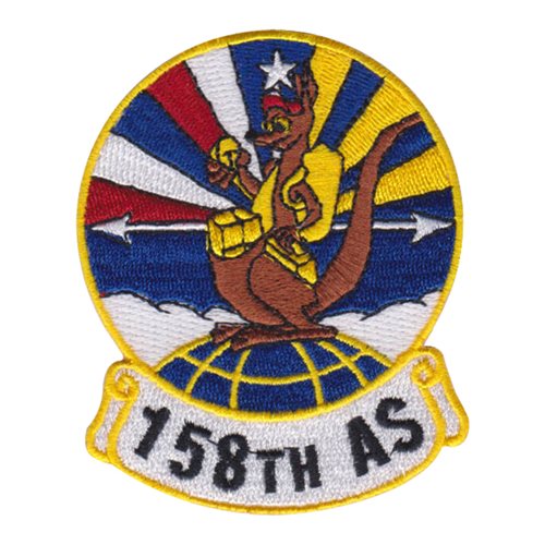 158 AS ANG Georgia Air National Guard U.S. Air Force Custom Patches