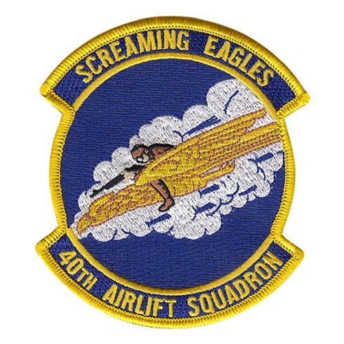 40 AS Dyess AFB, TX U.S. Air Force Custom Patches