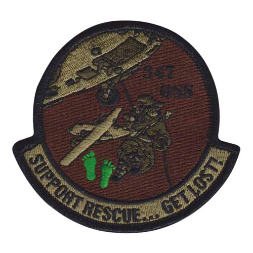 347 OSS Moody AFB, GA U.S. Air Force Custom Patches