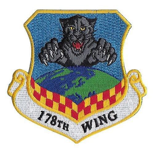 178 WG ANG Ohio Air National Guard U.S. Air Force Custom Patches
