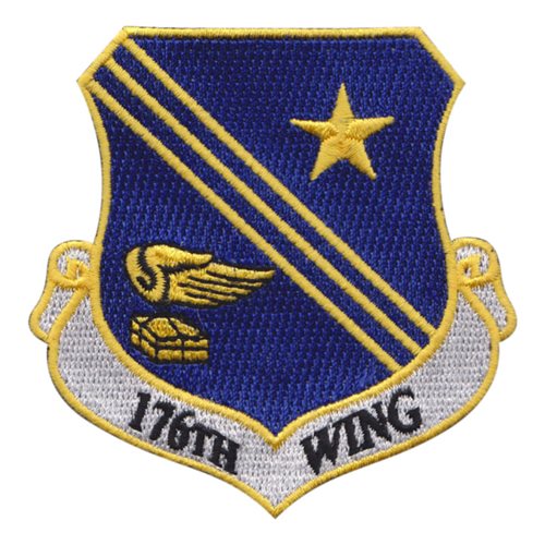 176 WG ANG Alaska Air National Guard U.S. Air Force Custom Patches
