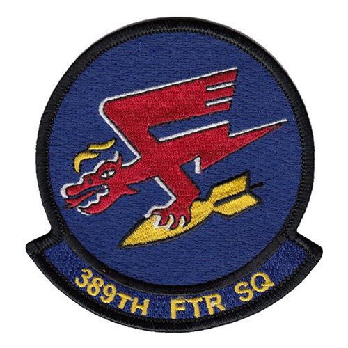389 FS Mt Home AFB, ID U.S. Air Force Custom Patches