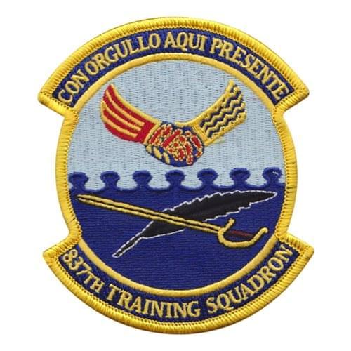 837 TRS Lackland AFB U.S. Air Force Custom Patches