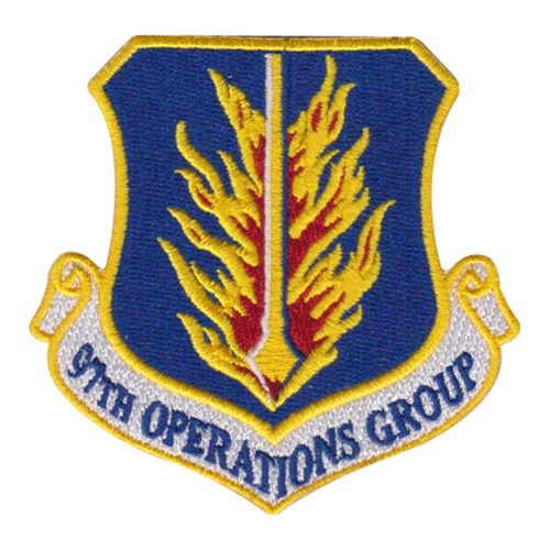 97 OG Altus AFB U.S. Air Force Custom Patches