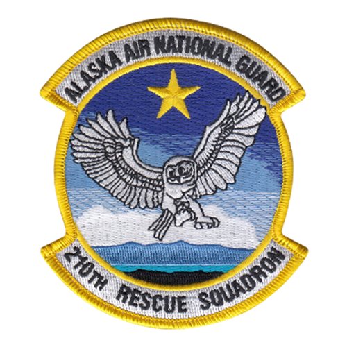 210 RQS ANG Alaska Air National Guard U.S. Air Force Custom Patches