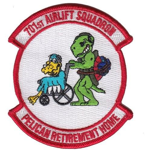 701 AS Charleston AFB U.S. Air Force Custom Patches