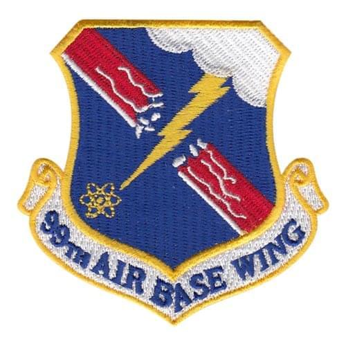 99 ABW Nellis AFB U.S. Air Force Custom Patches