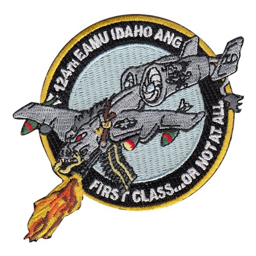 124 EAMU ANG Idaho Air National Guard U.S. Air Force Custom Patches