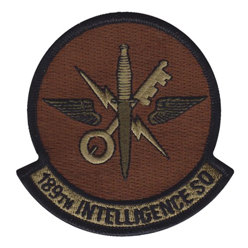 189 IS ANG Oklahoma Air National Guard U.S. Air Force Custom Patches