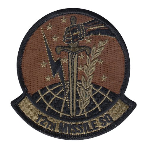 12 MS Malmstrom AFB, MT U.S. Air Force Custom Patches