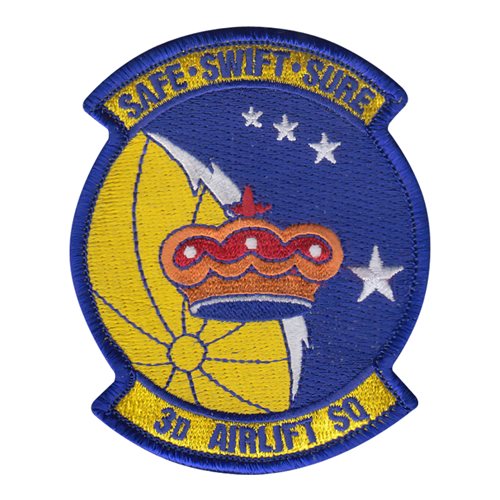 3 AS Dover AFB U.S. Air Force Custom Patches