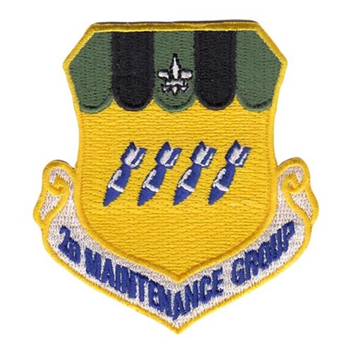 2 MXG Barksdale AFB, LA U.S. Air Force Custom Patches