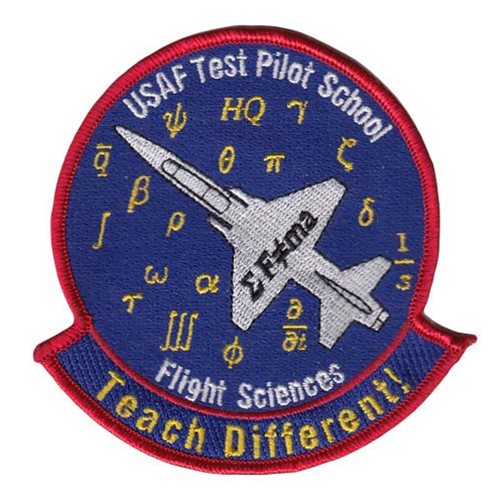TPS Flight Sciences USAF Test Pilot School Classes Edwards AFB, CA U.S. Air Force Custom Patches