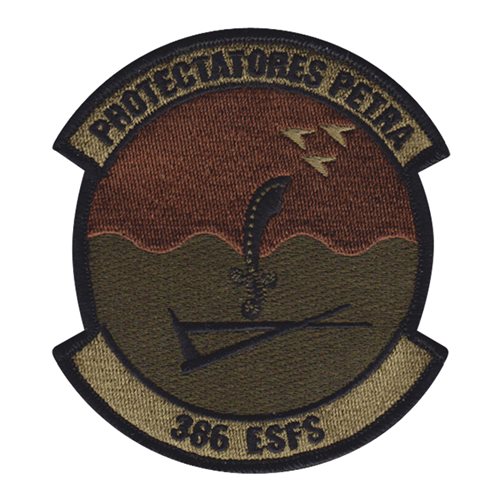 386 ESFS 386 AEW International Custom Patches