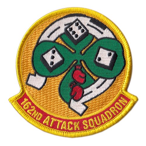 162 ATKS ANG Ohio Air National Guard U.S. Air Force Custom Patches