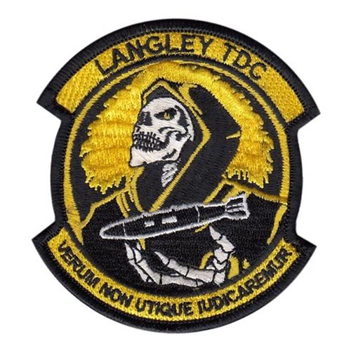 Langley TDC Langley AFB, VA U.S. Air Force Custom Patches