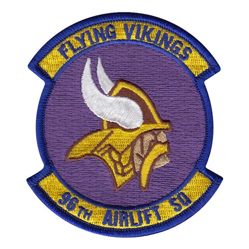 96 AS ANG Minnesota Air National Guard U.S. Air Force Custom Patches