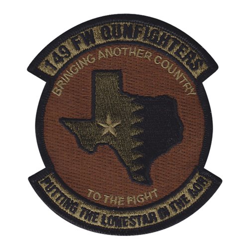 149 FW ANG Texas Air National Guard U.S. Air Force Custom Patches
