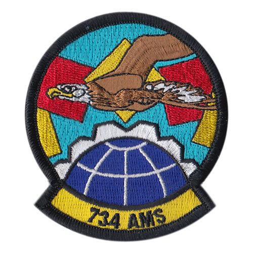 734 AMS Andersen AFB, Guam U.S. Air Force Custom Patches