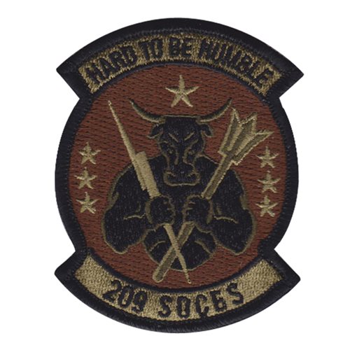 209 SOCES ANG Mississippi Air National Guard U.S. Air Force Custom Patches