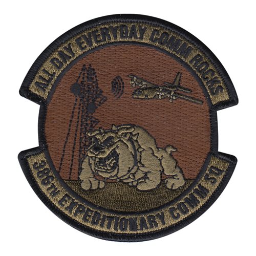 386 ECS 386 AEW International Custom Patches