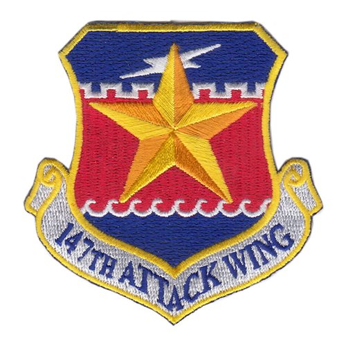 147 ATKW ANG Texas Air National Guard U.S. Air Force Custom Patches