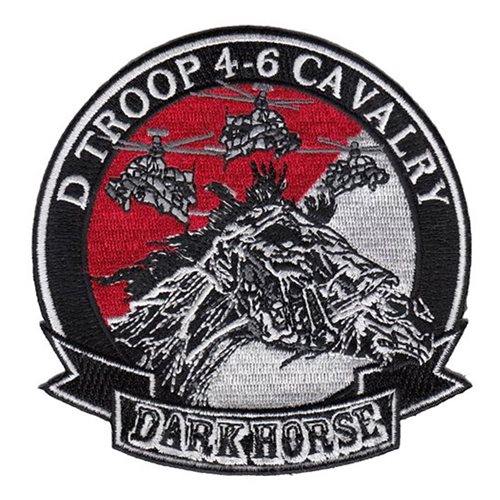 D Troop 4-6 CAV 4-6 CAV U.S. Army Custom Patches