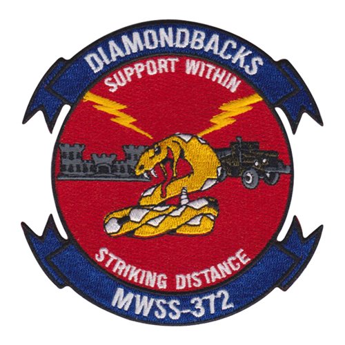 MWSS-372 MCB Camp Pendleton USMC Custom Patches
