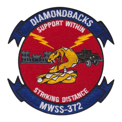 MWSS-372 Custom Patches | Marine Wing Support Squadron 372 Patches