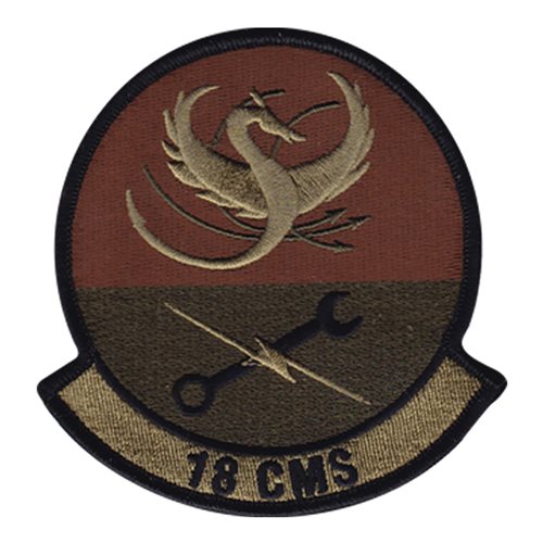 18 CMS Kadena AB, Japan U.S. Air Force Custom Patches