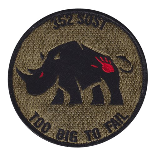 352 SOSS RAF Mildenhall U.S. Air Force Custom Patches