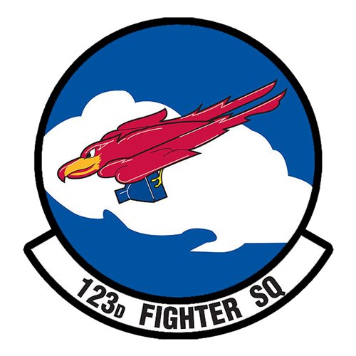 123 FS ANG Oregon Air National Guard U.S. Air Force Custom Patches