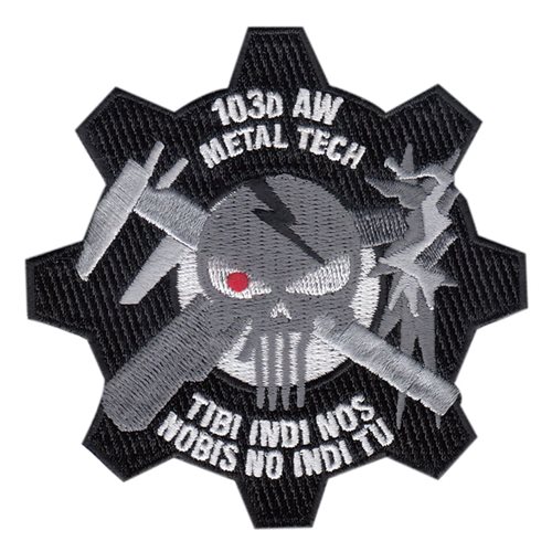 103 MXS ANG Connecticut Air National Guard U.S. Air Force Custom Patches