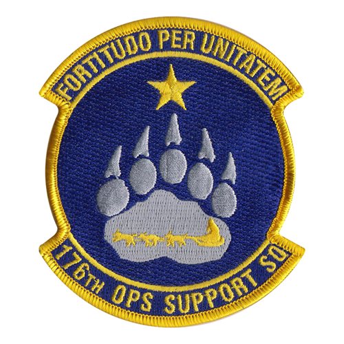 176 OSS ANG Alaska Air National Guard U.S. Air Force Custom Patches