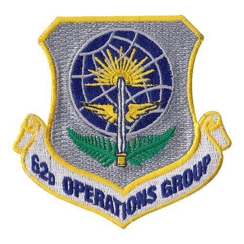 62 OG McChord AFB U.S. Air Force Custom Patches