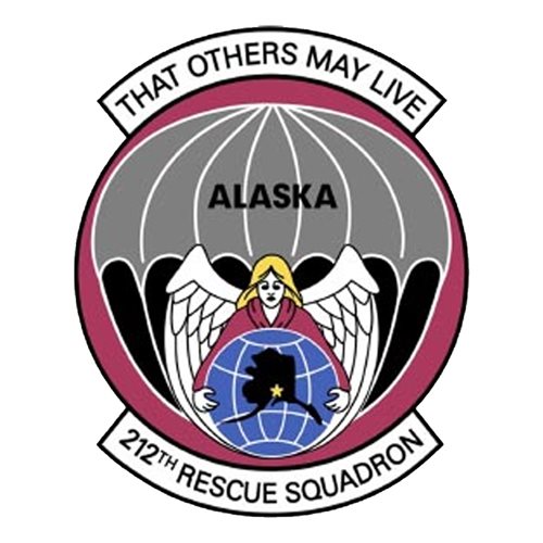 212 RQS ANG Alaska Air National Guard U.S. Air Force Custom Patches
